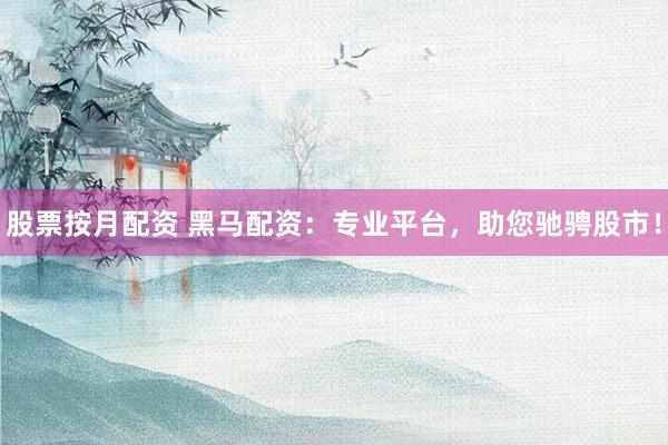 股票按月配资 黑马配资：专业平台，助您驰骋股市！