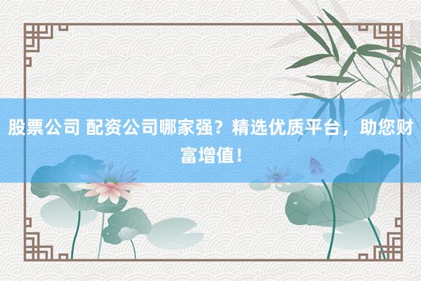 股票公司 配资公司哪家强？精选优质平台，助您财富增值！